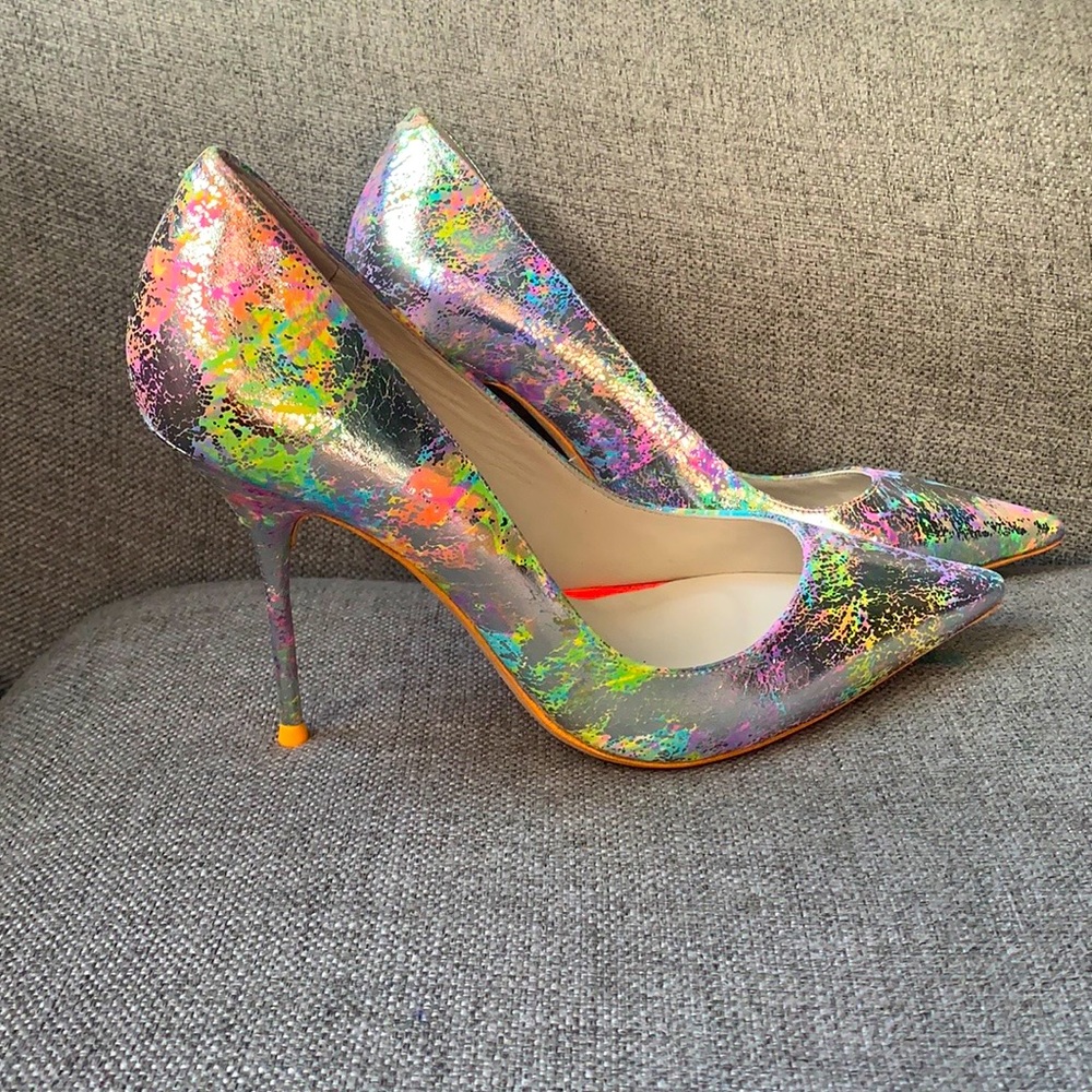 NWOT: Colorful funky Sophia Webster pumps (38)